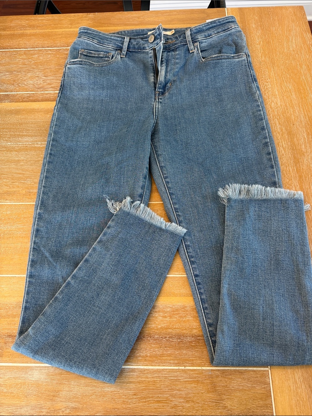 Women’s Mid Wash Blue high rise skinny Jeans
